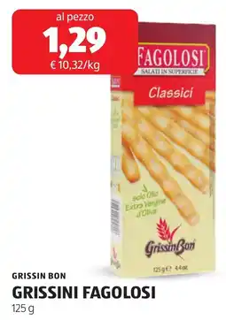 ALDI Grissin bon grissini fagolosi offerta