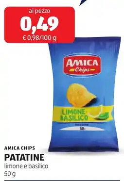 ALDI Amica chips patatine offerta