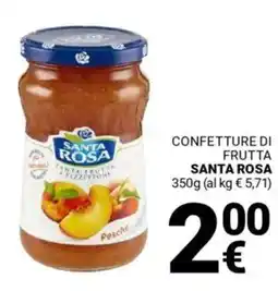 Supermercati Gulliver Confetture di frutta SANTA ROSA offerta