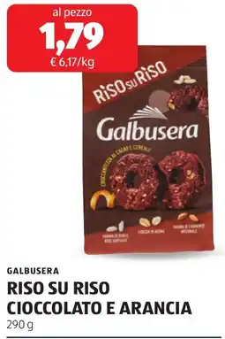 ALDI Galbusera riso su riso cioccolato e arancia offerta
