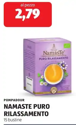 ALDI POMPADOUR NAMASTE PURO RILASSAMENTO offerta