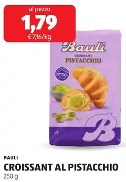 ALDI Bauli croissant al pistacchio offerta