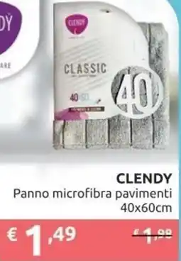 Ipersoap CLENDY Panno microfibra pavimenti offerta