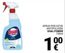 Supermercati Gulliver Spray per vetri antipolvere DUAL POWER offerta