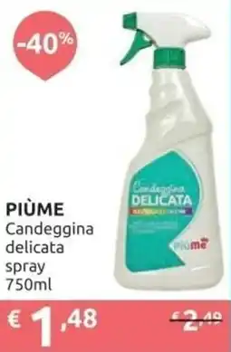 Ipersoap PIÙME Candeggina delicata spray offerta