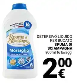 Supermercati Gulliver Detersivo liquido per bucato SPUMA DI SCIAMPAGNA offerta