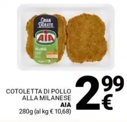 Supermercati Gulliver Cotoletta di pollo alla milanese AIA offerta