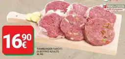 Supermercati Gulliver Hamburger farciti di bovino adulto al kg offerta