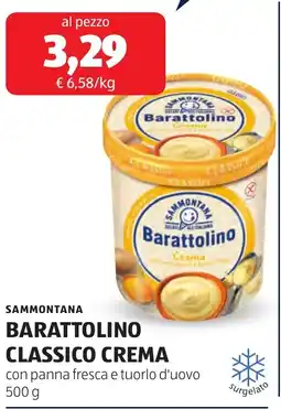 ALDI Sammontana barattolino classico crema offerta