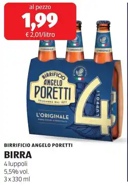 ALDI Birrificio angelo poretti birra offerta