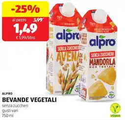 ALDI Alpro bevande vegetali offerta