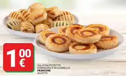 Supermercati Gulliver Salatini/pizzette pomodoro e mozzarella FRANCONE offerta