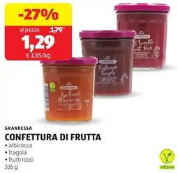 ALDI Grandessa confettura di frutta offerta