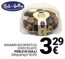 Supermercati Gulliver Krumiri ricoperti di cioccolato PERLE DI GULLI offerta