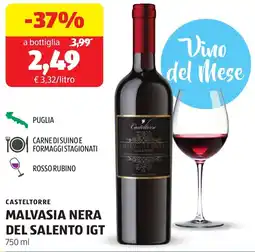 ALDI Casteltorre malvasia nera del salento igt offerta