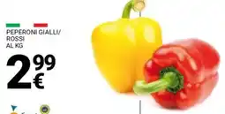 Supermercati Gulliver Peperoni gialli/ i rossi al kg offerta
