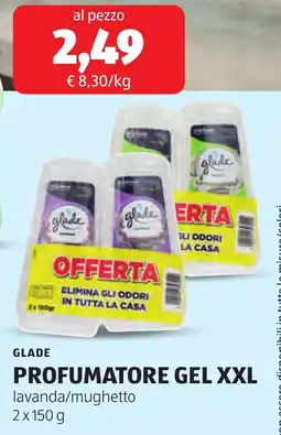 ALDI Glade profumatore gel xxl offerta