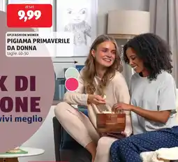 ALDI Up2fashion women pigiama primaverile da donna offerta