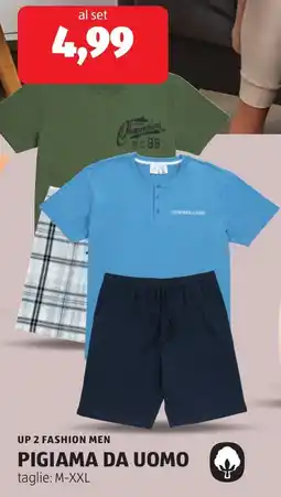 ALDI Up 2 fashion men pigiama da uomo offerta