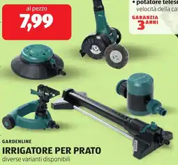 ALDI Gardenline irrigatore per prato offerta