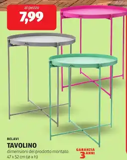 ALDI Belavi tavolino offerta