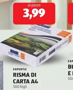 ALDI Expertiz risma di carta a4 offerta