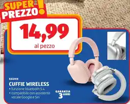 ALDI Bauhn cuffie wireless offerta