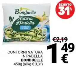 Supermercati Gulliver CONTORNI NATURA IN PADELLA BONDUELLE offerta