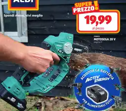 ALDI Ferrex motosega 20 v offerta