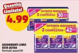 PENNY Assorbenti lines SETA ULTRA offerta
