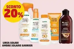 PENNY Linea solari ambre solaire GARNIER offerta