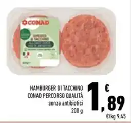 Conad Superstore Hamburger di tacchino conad percorso qualità offerta