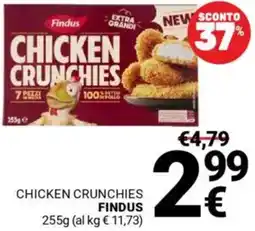 Supermercati Gulliver Chicken crunchies FINDUS offerta