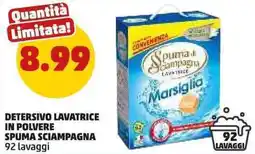 PENNY Detersivo lavatrice in polvere SPUMA SCIAMPAGNA offerta