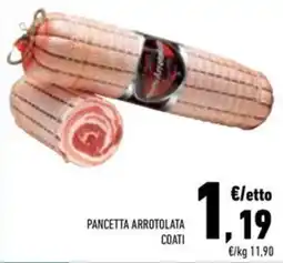 Conad Superstore Pancetta arrotolata coati offerta