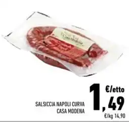 Conad Superstore Salsiccia napoli curva casa modena offerta