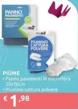 Ipersoap PIÙME Panno pavimenti in microfibra Piumino cattura polvere offerta