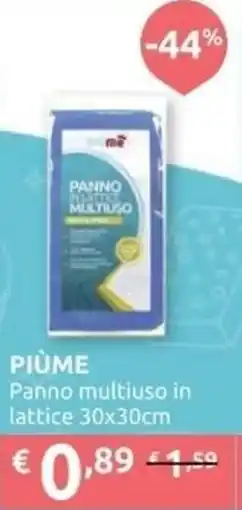 Ipersoap PIÙME Panno multiuso in lattice 30x30cm offerta