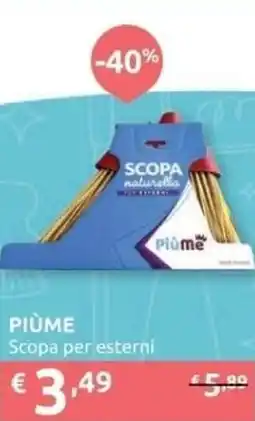 Ipersoap PIÙME Scopa per esterni offerta