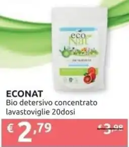 Ipersoap ECONAT Bio detersivo concentrato lavastoviglie 20dosi offerta