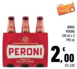 Conad Superstore Birra peroni offerta