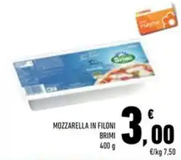 Conad Superstore Mozzarella in filoni brimi offerta