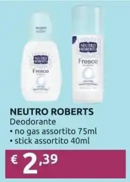 Ipersoap NEUTRO ROBERTS Deodorante offerta