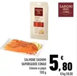 Conad Superstore Salmone sashimi sapori&idee conad offerta
