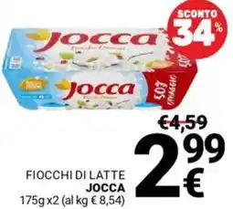 Supermercati Gulliver Fiocchi di latte JOCCA offerta