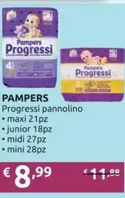 Ipersoap PAMPERS Progressi pannolino offerta