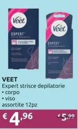Ipersoap VEET Expert strisce depilatorie offerta