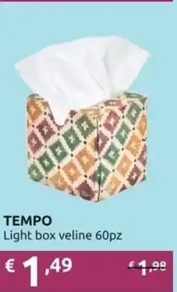 Ipersoap TEMPO Light box veline offerta