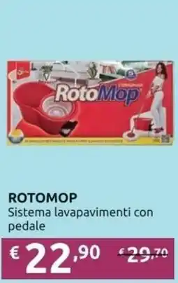 Ipersoap ROTOMOP Sistema lavapavimenti con pedale offerta