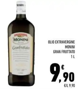 Conad Superstore Olio extravergine monini gran fruttato offerta
